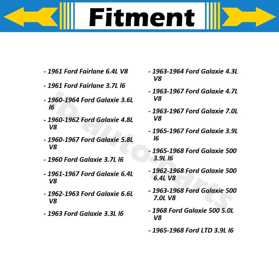 Cilindro de rueda de freno delantero 2x para Mercury Commuter 3,6 L 1961-1962 Foto 4 de 4