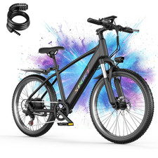Electric Bike for Adults 1500W 26" Ebike 25 MPH 65 Miles 7-Speed E Mountain Bike