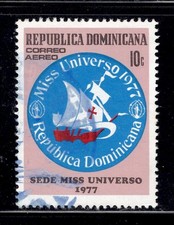 DOMINICAN REPUBLIC CARIBBEAN STAMPS USED LOT 77501