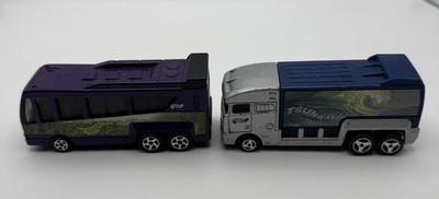 Hot Wheels 1998 Tsunami +1999 Hurricane Racing Team Hauler Mattels Vintage