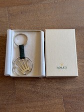 Rolex VIP Crown Logo Leather Keychain Green New in Box - Authentic - Collectible