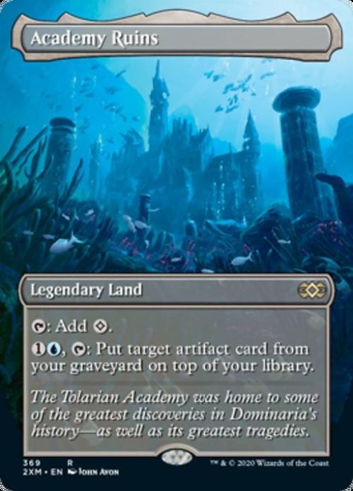 Academy Ruins (Borderless) -Foil Near Mint MTG Double Masters