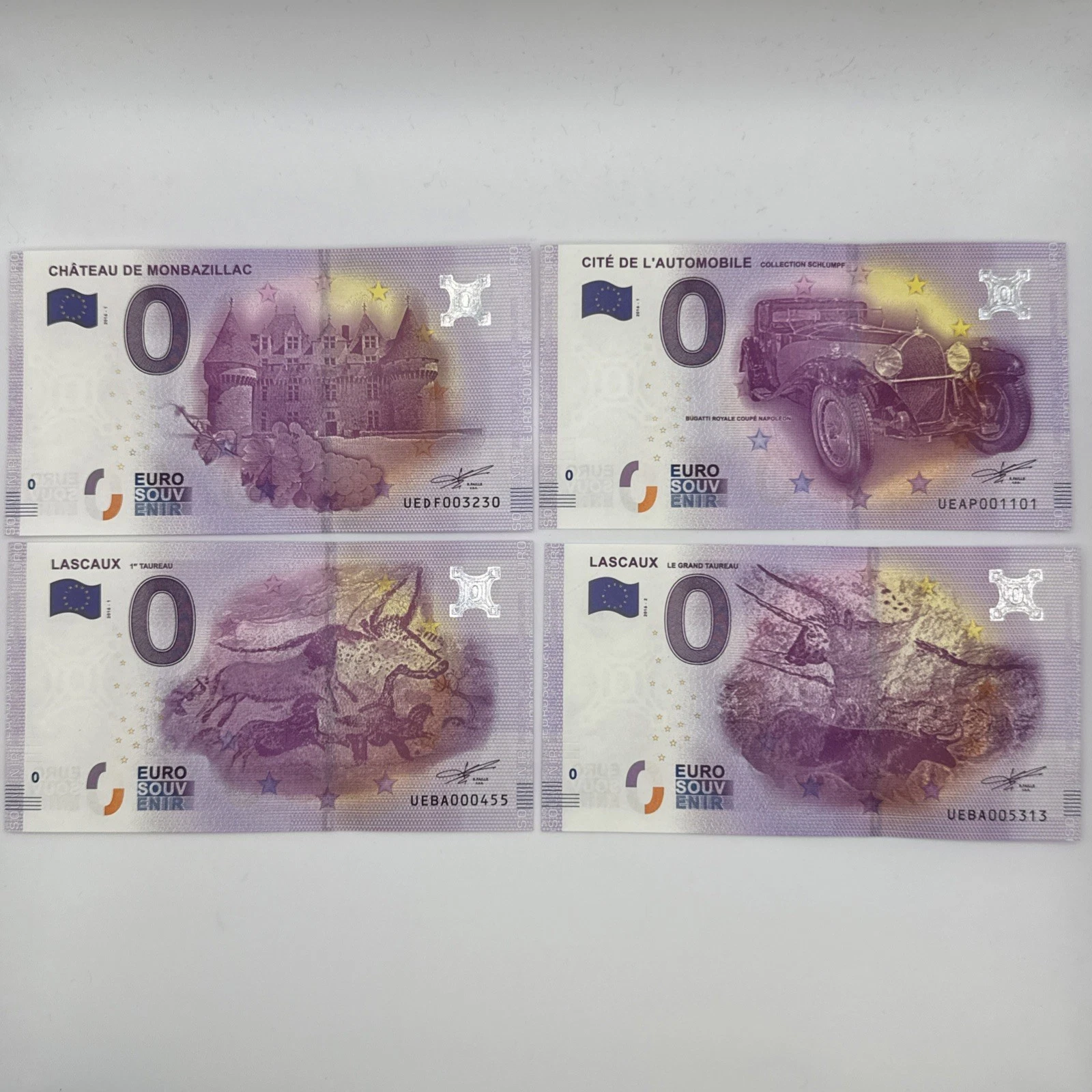 Billet  Zéro 0 € Euro Touristique / Souvenir 2016