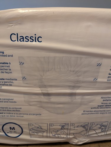 TENA Clásico Adulto Incontinencia Calzoncillos Medianos Regulares 34""-47” Paquete de 25 NUEVO - Imagen 7 de 9
