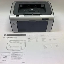 HP LaserJet P1006 Workgroup Laser Printer CB411A, w/ power + USB cord, new toner