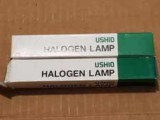 Lot of 2 Ushio Halogen Lamp JP120V-500W/FC1