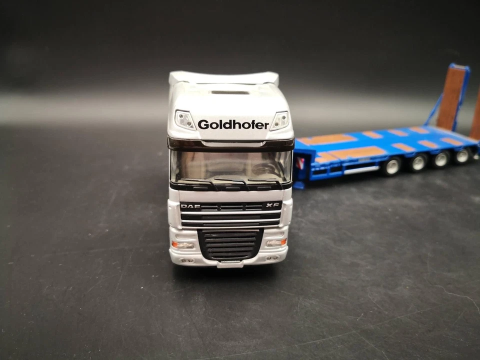 Tekno DAF XF 105 Goldhofer Tieflader Sattelzug *Vi977-2-1786 - Bild 3 von 4