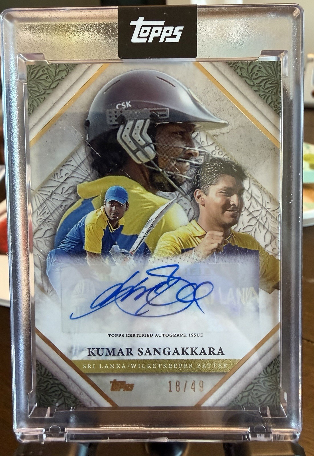 Kumar Sangakkara Topps Legends Of Cricket #18/49