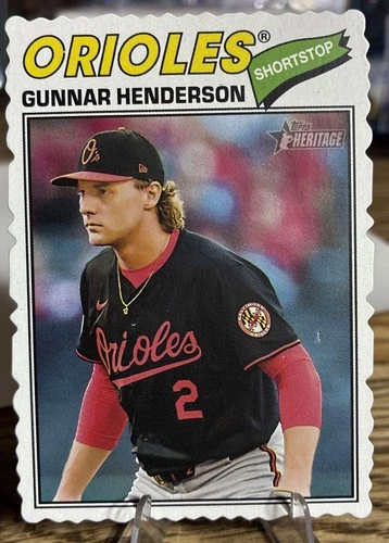 GUNNAR HENDERSON 2026 Topps Heritage Deckle Edge SP Variation #287 ORIOLES