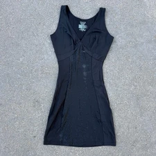 Spanx Assets Red Hot Label Black Slimmers Shaper Slip Sleek V Neck US LARGE