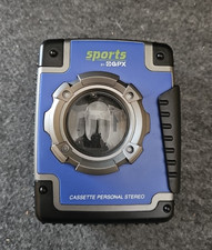 Sports by GPX Blue Personal Cassette Player Model C3301RS, TESTED/WORKS