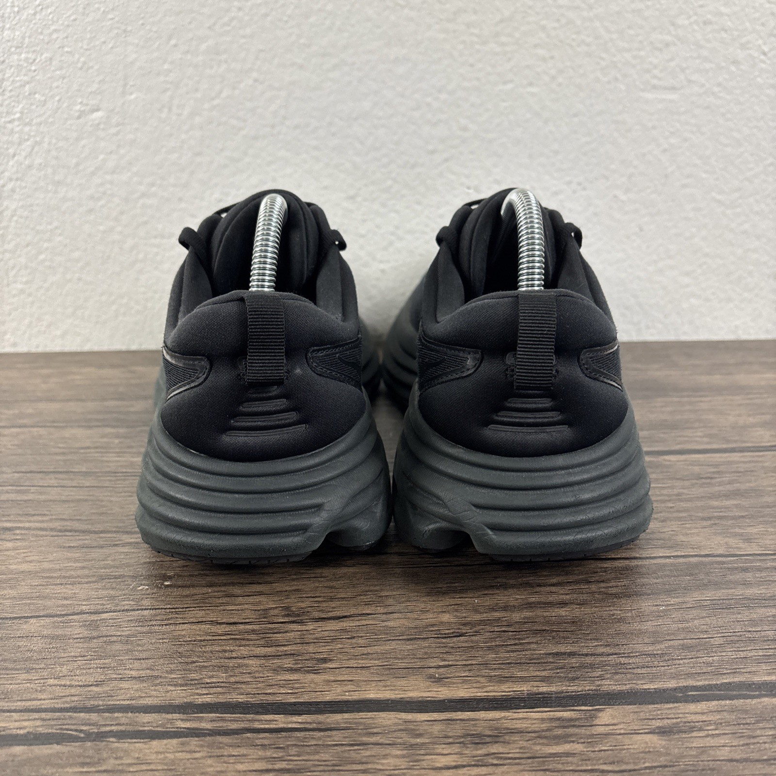 Hoka One One Bondi 8 Triple Black Running Shoes Women’s Size 10D Wide Sneakers thumbnail 6