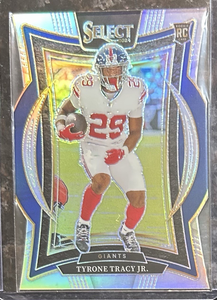 2024 Panini Select - Concourse Tyrone Tracy Jr. #61 Silver Prizm Die-Cut (RC)