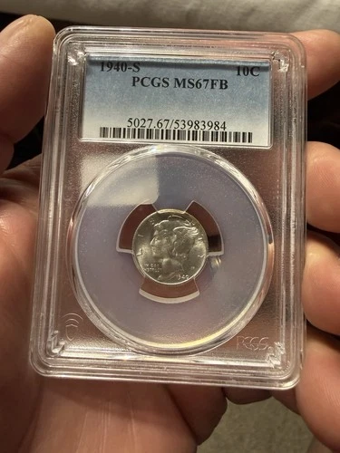 1940-S Mercury Dime PCGS MS 67 FB