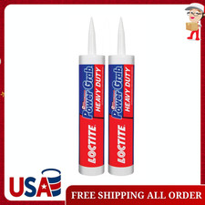 Power Grab Express Heavy Duty Construction Adhesive 9Oz 2 Pack indoor, outdoor