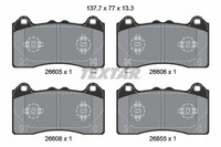 Bremsbelagsatz Scheibenbremse Vorne Textar 2660501 FÜR Ford Ford Usa