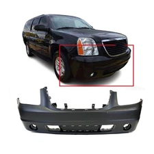 Bumper Cover For 2007-2014 GMC Yukon W/Fog Lights Holes 25890766 Front Primed