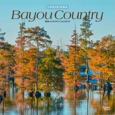 Bayou Country | Louisiana Places | 2026 12x24" (Hanging) Wall Calendar
