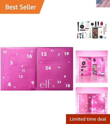 Festive Holiday Advent Calendar: 24 Days of  Makeup and Skincare Surprises
