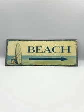 Nautical Ocean Beach Directional Sign. Metal . Beach Decor . Summer