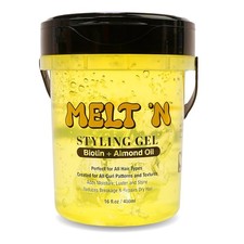Premium Hair Gel With Biotin And Almond Oil For Strong Hold And Curl Definition