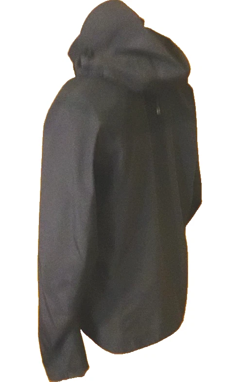 Arc'teryx Men’s beta Black Hooded Nylon Rain Coat Jacket Full zip Windbreaker~M image 7