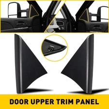 Fit For Chevrolet Silverado GMC Sierra 07-13 Pair Interior Door Upper Trim Panel