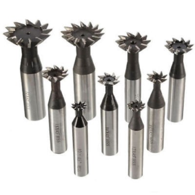 10-35mm 45° 60° Premium HSS Dovetail Cutter End Mill Milling High Speed Steel D