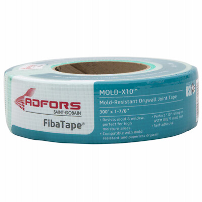Saint-Gobain ADFORS FDW8191-U Ultra Thin Drywall Tape - 2" X 300', White, Easy Feathering