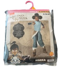 Halloween Nickelodeon The Legend Of Korra Youth Girls Costume Size L 10/12 