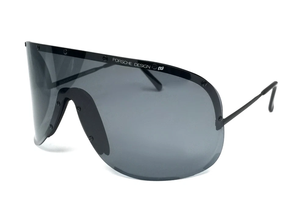 GAFAS DE SOL MONO LEN GRIS OSCURO GRANDES AUSTRIA COMO NUEVAS VINTAGE PORSCHE DESIGN 5620 Foto 4 de 4