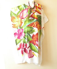 KG80 Floral Hand Painted Women Batwing Kimono Dolman Women Abaya Dress Up to 7X