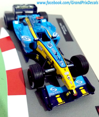 Minichamps 1/43 Mild Seven Renault R24 - Jarno Trulli - Monaco 2004 - Signé
