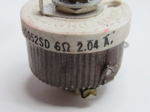 Resistencia variable OHMITE RP102SD6R0KK M22/03-00052SD 6 ohmios 2,04 A nueva #T2-7 - Imagen 8 de 9