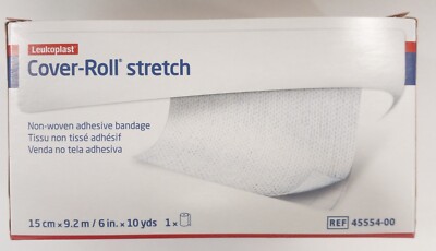 *1-Pack* BSN Leukoplast Cover-Roll Stretch Adhesive Bandag 6'' x 10 Yrds 45554-00