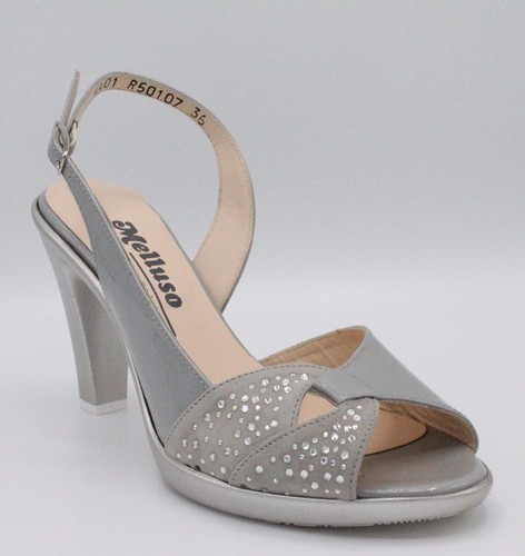 Sandali Gioiello Donna Con Tacco Sandalo Donna Melluso Camoscio