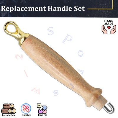 Replacement Le Creuset Wooden Frying Pan Handle Hanger Inner Rod Pan 24, 26, 28