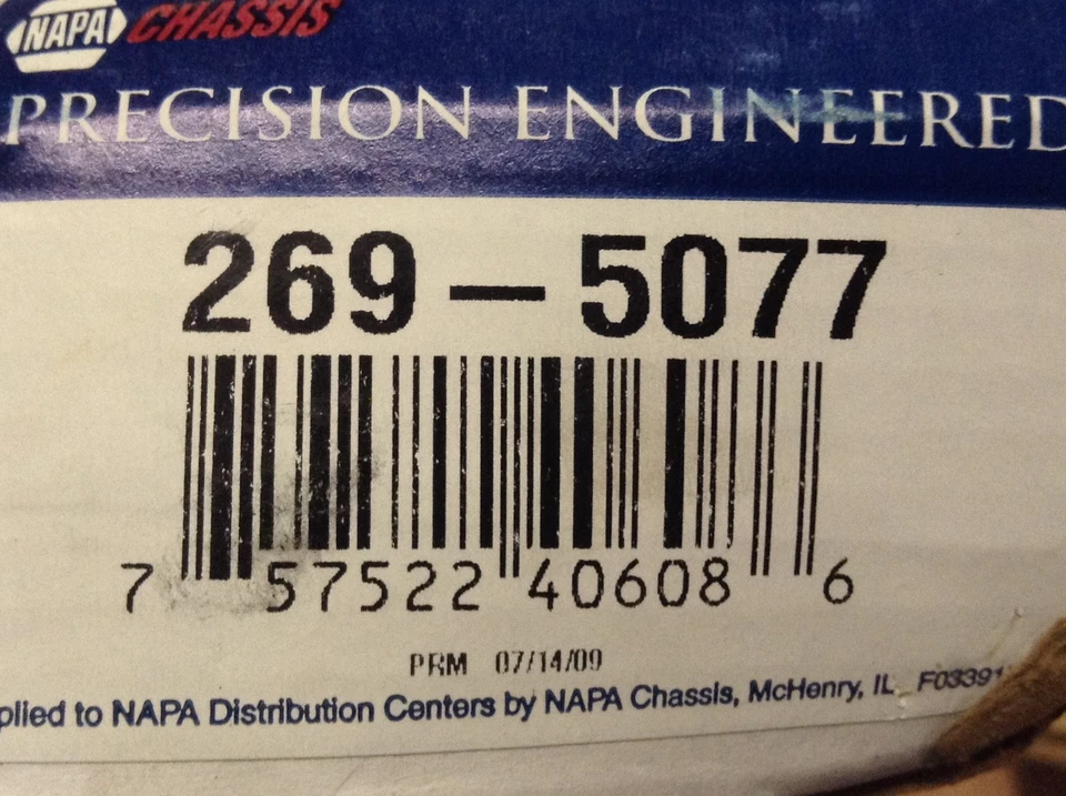 NAPA 269-5077 Tie Rod End Adjusting Sleeve - Fits 79-83 Plymouth 79-03 Dodge Foto 2 de 4