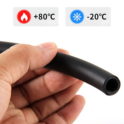 FLEXIBLE RUBBER TUBE - AIR / WATER FUEL PETROL OIL HOSE PIPE VARIOUS SIZES