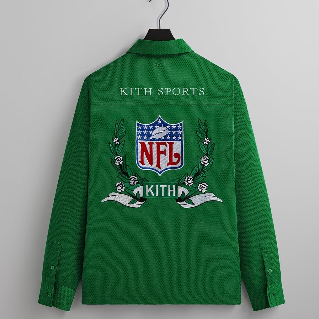 KITH 2022サイバーマンデー グリーン スウェットLサイズ クルーネック