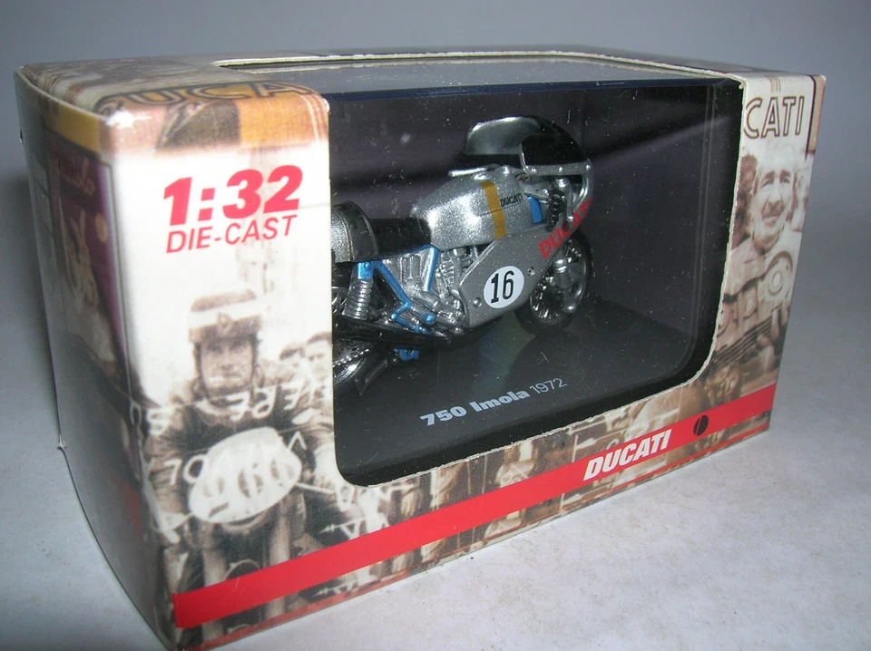 Schuco Ducati 750 Imola 1972 silber silver #16, 1:32 Art. 338 6603 - Bild 3 von 3