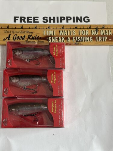 LOT OF 3 River2Sea 3 1/2" Larry Dahlberg Series WHOPPER PLOPPER WPL90 MUNKY BUTT