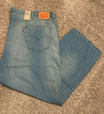 Levi's 559 Relaxed Fit Jeans Blue Big  Tall 100 Cotton 52X32 RT 69.5 0055 U4