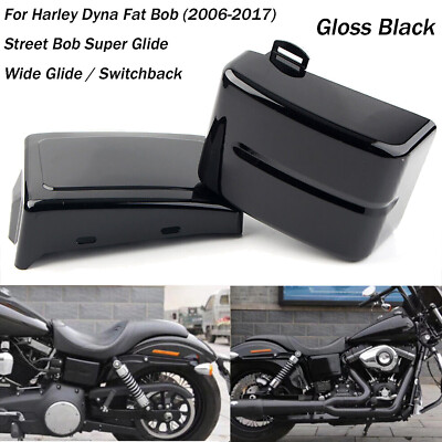 ABS Battery Side Cover For Harley Dyna Low Rider Fat Bob Switchback Super Glide