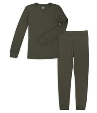 Athletic Works Youth Boys' 2-Piece Waffle Thermal Layering Underwear Set Sz Xl