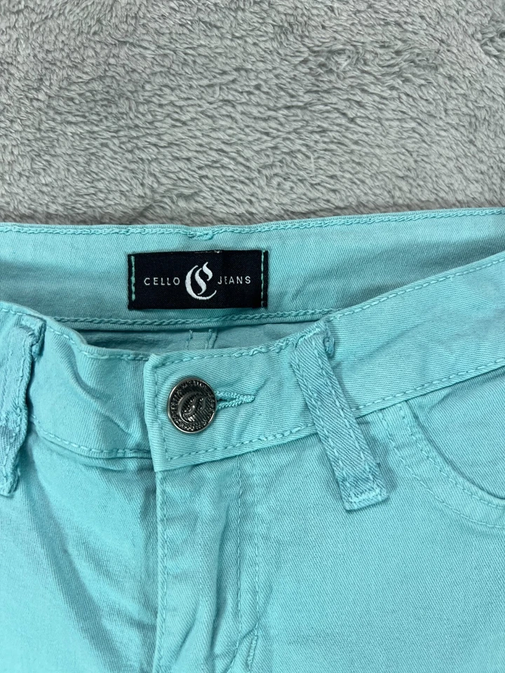 Jeans CELLO CJ para mujer 26x30 juniors 5 jeggings pantalones de mezclilla ajustados azules tiro bajo Foto 4 de 4