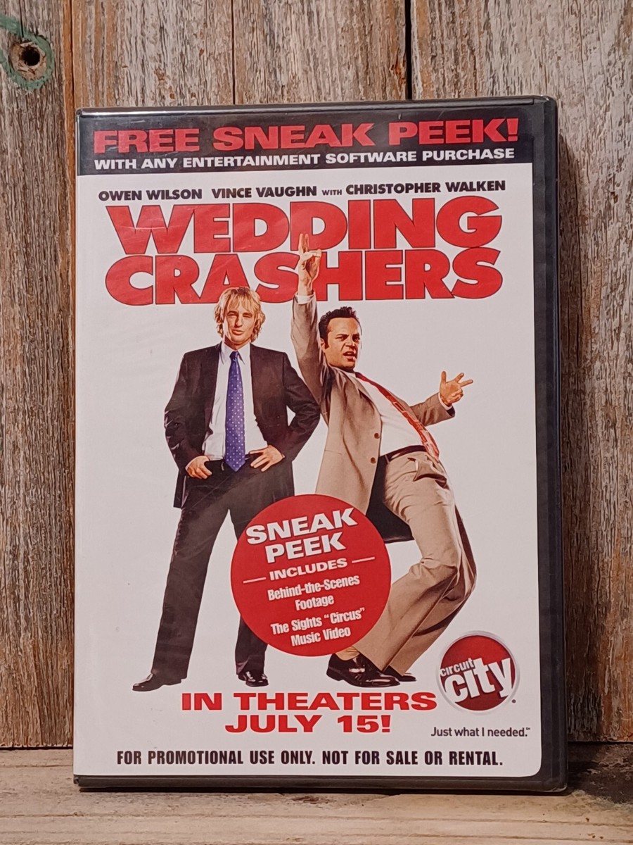 The Wedding Crashers Sealed DVD New Owen Wilson Vince Vaughn
