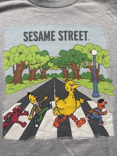 Vintage Sesame Street Sweatshirt Top Grey In Size S Cedarwood State - Picture 2 of 4