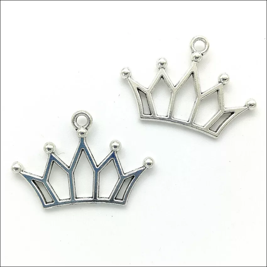 Crown Bulk Charm DIY Jewelry Making, Pendants for Bracelets