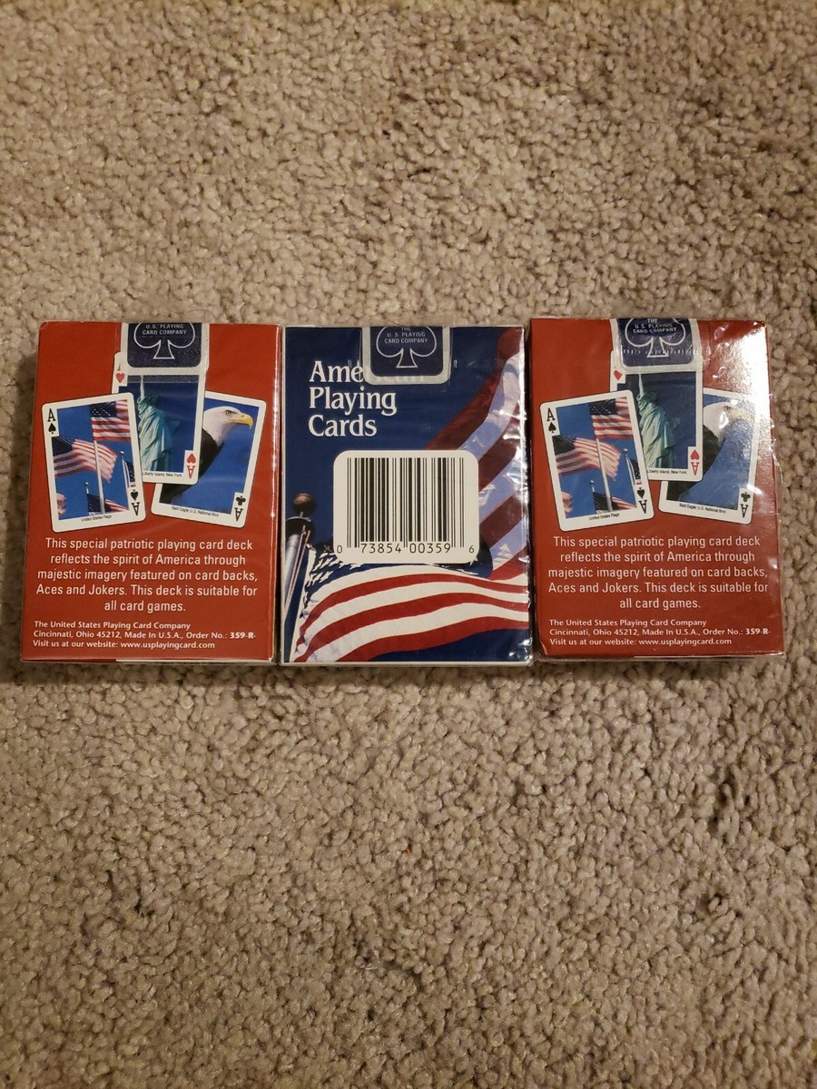 トランプ Patriotic Playing Cards American Flag Playing Cards with Dice – Patriotic Veteran Gifts